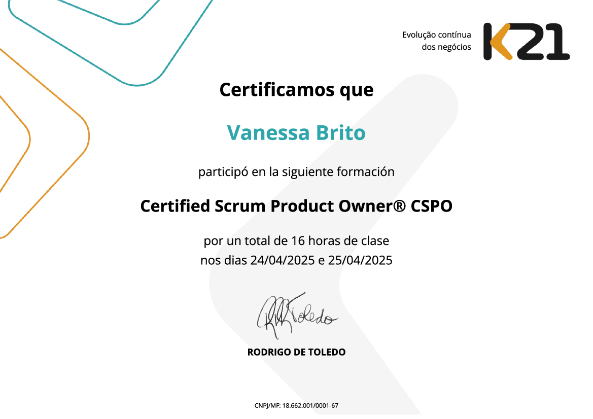 Certificado K21